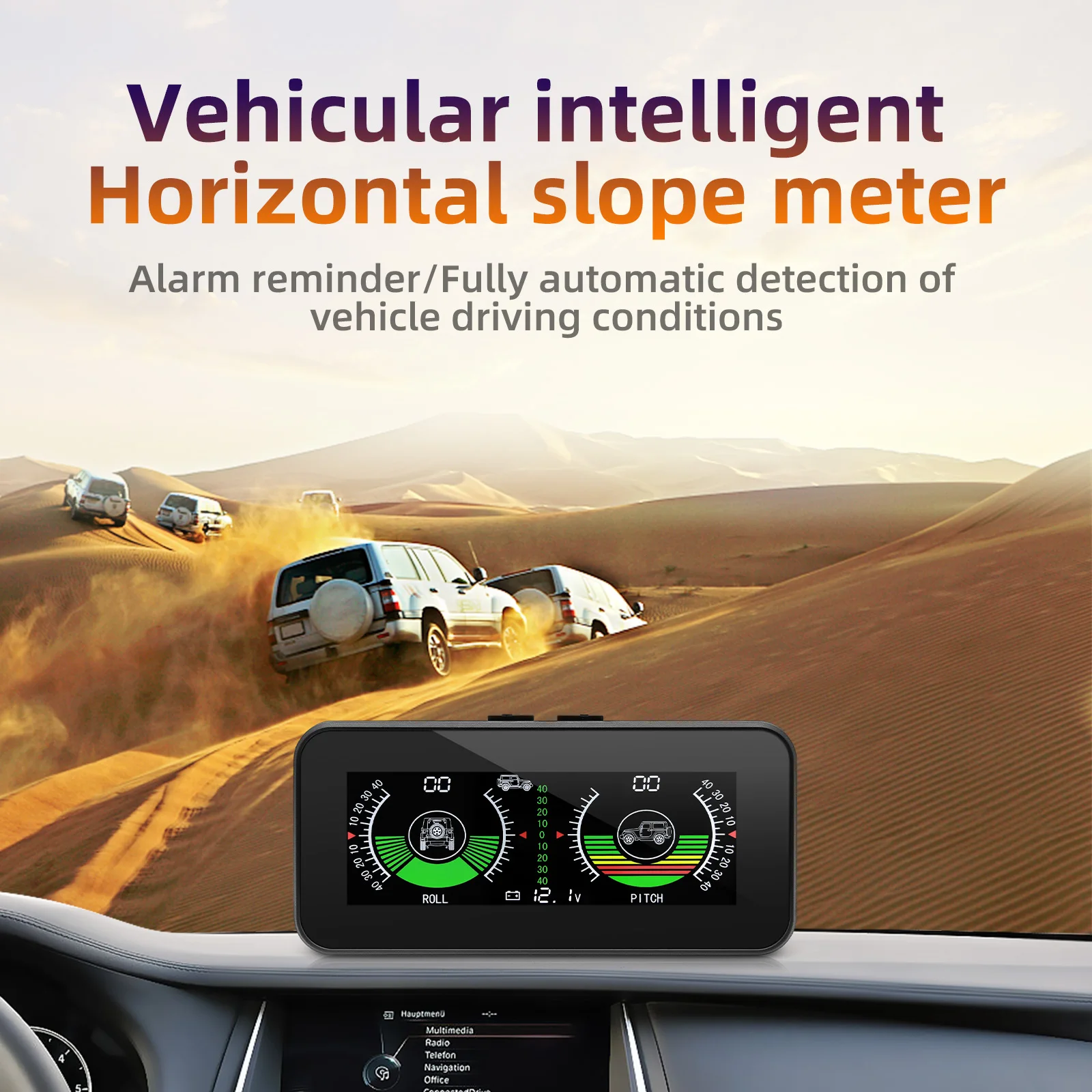 A 2023 Newest M50 Intelligent Inclinometer Off-road 4X4 GPS HUD Digital Display - £32.61 GBP