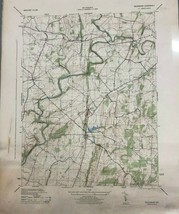 U.S. Geological Survey vintage 1952 18&quot; x 22&quot; map of WOODSBORO MD - £15.85 GBP