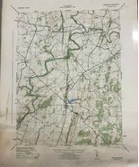 U.S. Geological Survey vintage 1952 18&quot; x 22&quot; map of WOODSBORO MD - £15.81 GBP