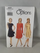 Vogue Easy Options A-line Dress Sewing Pattern 9357 Sizes 12-16 Vintage 90&#39;s - £8.22 GBP