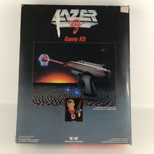 Lazer Tag Game Kit StarLyte StarSensor StarBelt Vintage 1986 Worlds Of Wonder - $89.05