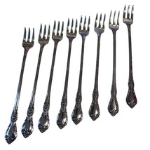 8 Oneida Kennett Square Cocktail Forks Distinction Deluxe Stainless Stee... - £15.78 GBP