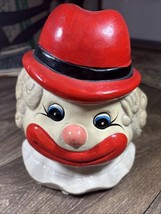 Vintage Ceramic Smiling Clown Bank Taiwan - $9.99