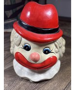 Vintage Ceramic Smiling Clown Bank Taiwan - $9.99
