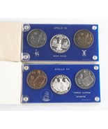 NASA Medals (21 total) Apollo 1 7 12 14 15 16 17 Silver Nickel Bronze w/... - £499.75 GBP