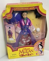 Vintage Disney’s Matchmaker Magic Mulan Doll - 1997 Mattel NIB See Box D... - $40.66