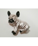 Small French Bulldog Pin Brooch Frenchie Puppy Dog Bully Missing Stone - £3.85 GBP