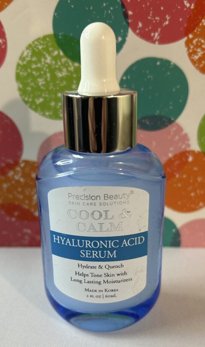 PRECISION BEAUTY COOL & CALM HYALURONIC ACID SERUM 2 oz - NEW!