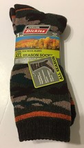 1-Pair Dickies Men Crew Socks Shoe Size 6-12 Steel Toe Wool Blend - £9.35 GBP