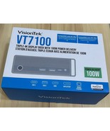 VisionTek VT7100 901499 Triple Display 4K USB-C Docking Station W/H AC A... - $87.03