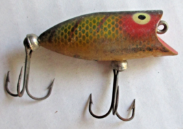 Vintage HEDDON TINY LUCKY 13 Perch Scale Plastic Fishing Lure - $15.19 CAD