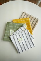 Retro Farmhouse French Linen Stripe Placemat for Dining - $42.45 CAD+