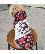 Festive Elk Print Christmas Dog Sweatshirt - $22.72+