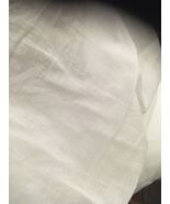 Pre cut 1 yard    White Cotton Lawn Fine woven light weight Fabric 57"-58" - $5.89