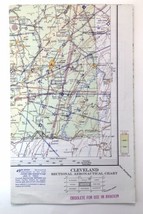 Cleveland Ohio Sectional Aeronautical Chart 1960 Aeronautical Map 49th Edition - £12.58 GBP