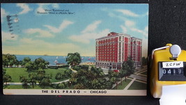 STD Vintage The Del Prado Hotel Finest Residential Transient Hotel Poste... - £1.17 GBP
