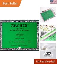 Watercolor Block 8x10-inch Natural White 100% Cotton Paper - 20 Sheets o... - $64.28