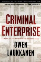 [Advance Uncorrected Proofs] Criminal Enterprise by Owen Laukkanen / 2013 - £4.47 GBP