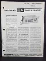 Motorola 1964 Dodge Auto Radio Service Manual Model 354 - $6.93