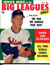 Who&#39;s Who In The Big Leagues #4 1957-Dell-Herb Score-MLB-Mickey Mantle-VF - £70.99 GBP