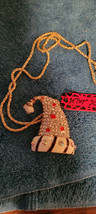 New Betsey Johnson Necklace Wizard Hat Santa Hat Multicolor Rhinestone C... - $14.99