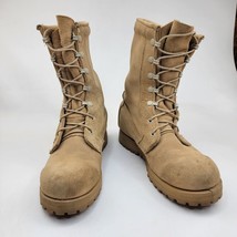 Belleville Vibram Men’s Desert Tan Work Boots Size 5 R Military Boots Gore-Tex - £22.75 GBP