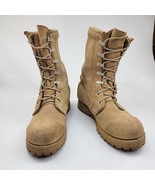 Belleville Vibram Men’s Desert Tan Work Boots Size 5 R Military Boots Go... - £22.75 GBP