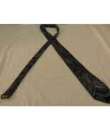 Donald J. Trump Signature Collection 100% Silk Black Paisley Tie Protect... - €34,19 EUR