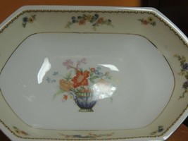 MZ Altrohlau Vegetable Bowl 10.5&quot;x6.25&quot; Czechoslovakia Antique China Por... - $10.79