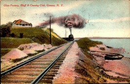 Glass Factory Bluff And Country Club Geneva, Ny.Vintage Postcard 1912-BK30 - £3.95 GBP