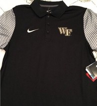 WAKE FOREST DEMON DEACONS-POLO SHIRT- NIKE ELITE ON FIELD-3XL &amp; LARGE-NW... - £31.59 GBP