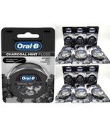 12 Oral-B Dental Floss Charcoal Infused Mint 54.6 yd ea Remove Plaque-Wh... - $79.97