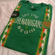 &quot;Let The Shenanigans Begin&quot; St. Patrick&#39;s Day Green Short Sleeve T-Shirt Size:XL - £9.49 GBP