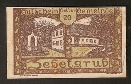 Austria Gemeinde ZEHETGRUB Nieder-Österreich 20 heller 1920 Josep Watsch... - £6.26 GBP