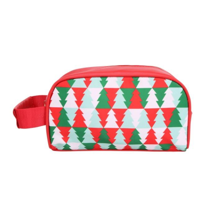 Montana West Christmas Tree Tote Weekend Toiletry Costmetic Bag NEW - $19.99