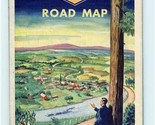 SUNOCO Florida and Eastern United States Map Rand McNally 1951 - £9.34 GBP