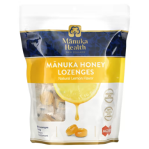 Manuka Health Manuka Honey Lemon Throat Lozenges Cough Drops 58 Lozenges - £22.05 GBP