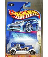 2004 Hot Wheels #121 Tat Rods 4/5 FORD 1932 Blue White-Fenders w/Chrome ... - $7.90