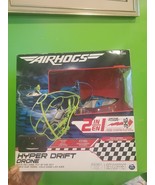 Air Hogs 2-in-1 Hyper Drift Drone for High Speed Racing and Flying - Green - $34.58