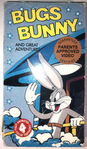 Bugs Bunny And Great Adventures(Vhs 1992)TESTED-VERY Rare VINTAGE-SHIPS N 24HRS - £47.53 GBP