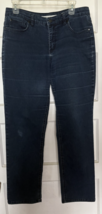 Jones New York Women’s Indigo Jeans Size 12 Gramercy Curvy - $22.10