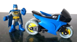 Fisher Price Imaginext DC Super Friends Batboy Batman Figure &amp; Motorcycle - £8.03 GBP