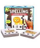 Chuckle &amp; Roar 3 &amp; 4 Letter Spelling Learning Puzzle- New! - £11.05 GBP