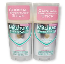 Two Mitchum Women Smart Solid Clinical Performance Powder 2.5 oz Invisible Stick - £38.13 GBP