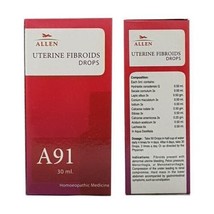 Allen A91 Uterine Fibroids Drops (30ml) Homeopathy Remedy Pack of 1 - £9.59 GBP