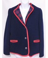 Trachten aus Osterreich von Mackintosh W 8 Navy Wool Jacket Plaid Lining... - £35.76 GBP