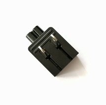 2X US 2 Prong Fold Folding AC power Plug Adapter IEC C7 receptacle to NEMA 1-15P - £6.22 GBP