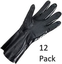 SAS Safety 6558 Deluxe Textured Neoprine Gloves Chemical Resistant Large 12 Pack - £34.34 GBP