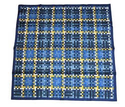 Hermes Scarf Bolduc au Carre 90 cm Silk navy dark blue ribbon 35&quot; - £661.75 GBP