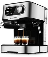 Espresso Machine 15 Bar Coffee Machine With Foaming Milk Frother 850w Latte - $162.98 CAD